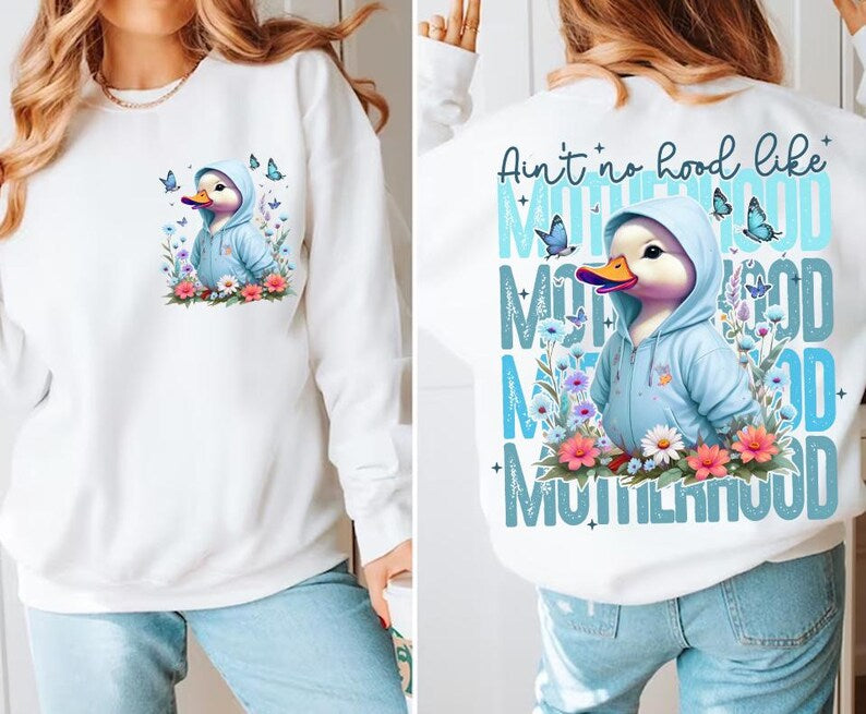 Front & back ain’t no hood like motherhood