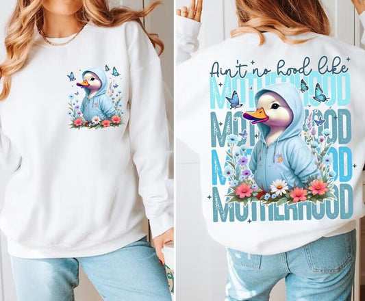 Front & back ain’t no hood like motherhood