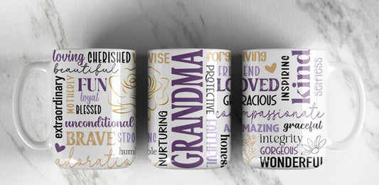 15 oz grandma mug