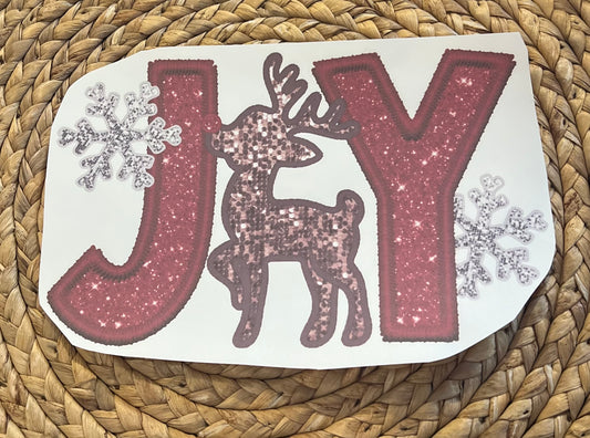 Kid reindeer joy
