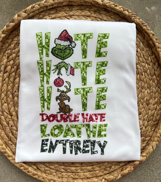 Sub - glitter hate hate hate