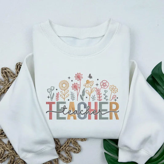 Emb - floral teacher