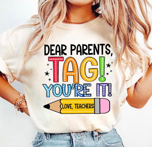 Sub - tag you’re it parents