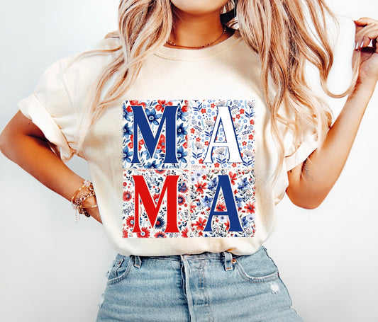 Sub - RWB floral mama