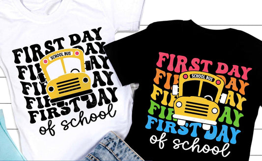 Sub - bus first day of school