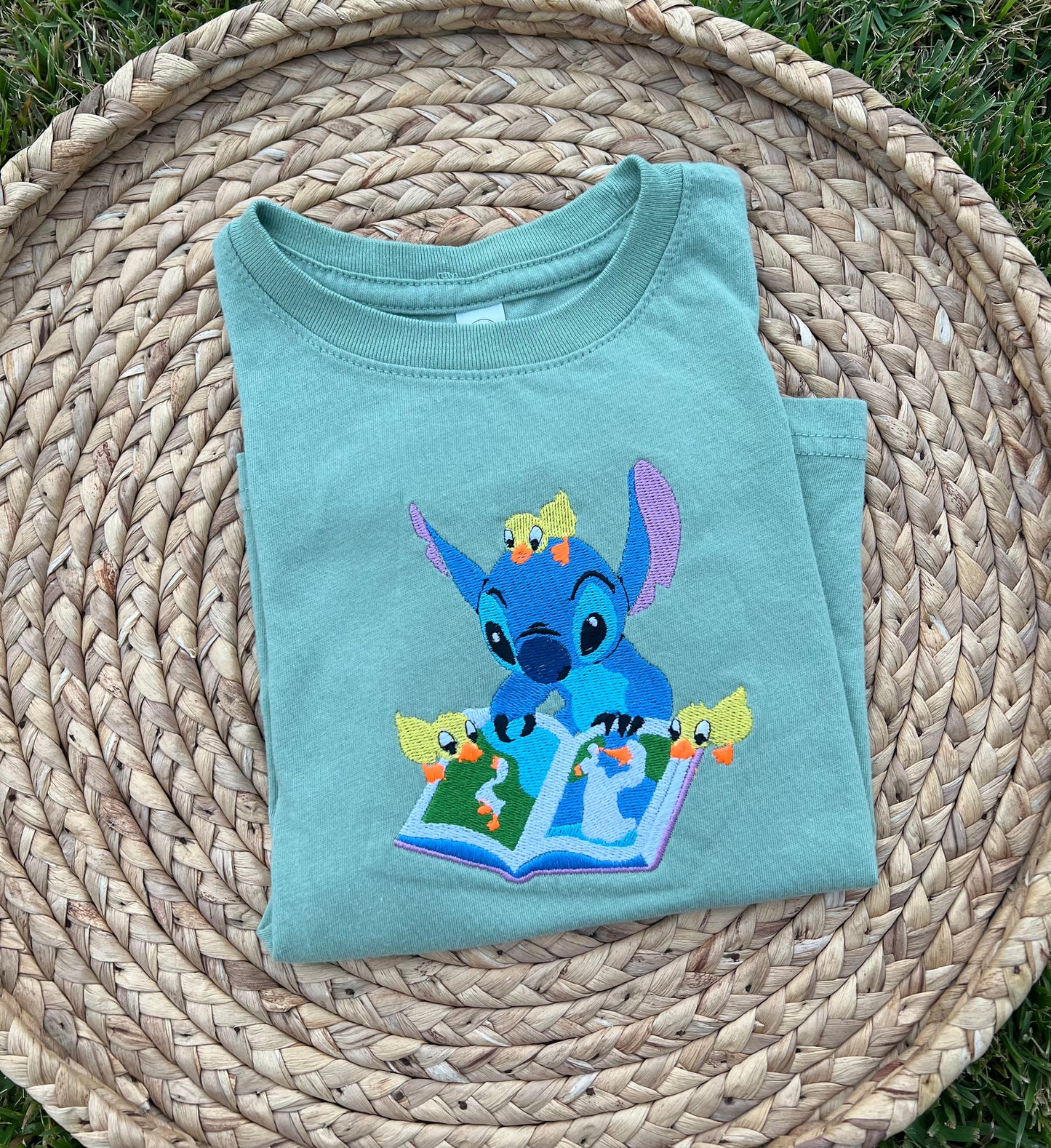 Emb - reading to ducks