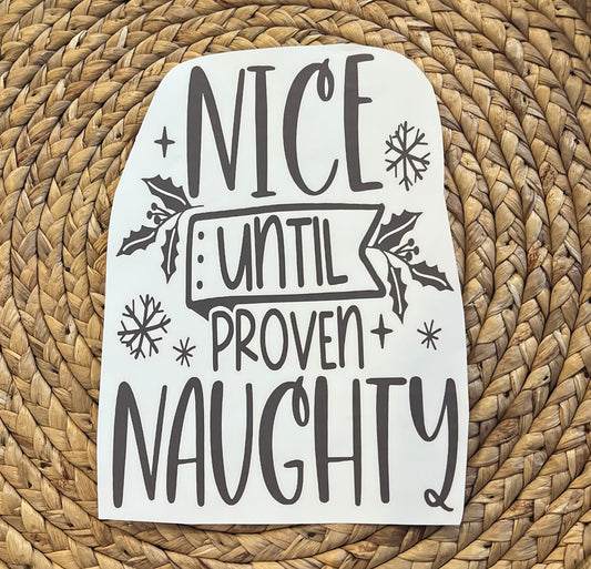 Youth nice until proven naughty