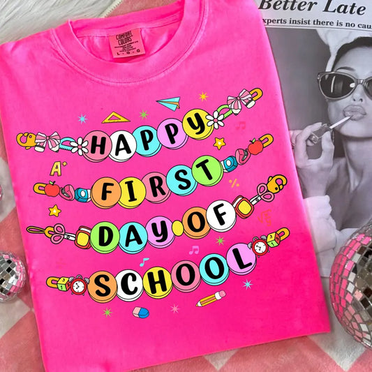 Happy first day bracelets