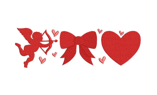 Emb - Cupid bow heart