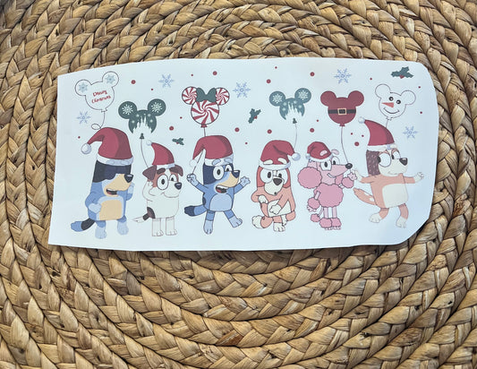 Youth dog Christmas balloons