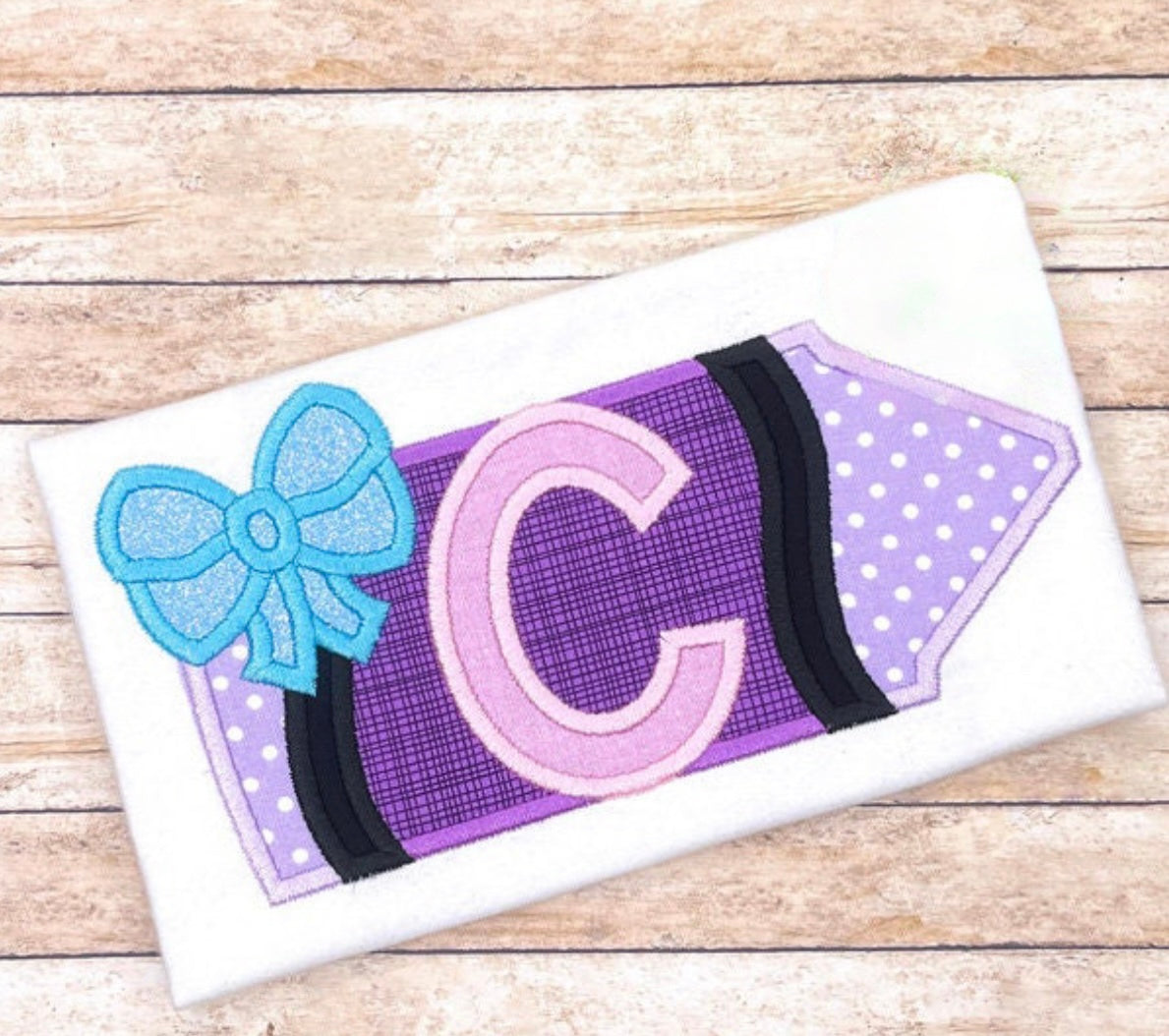 Emb - girl pencil name