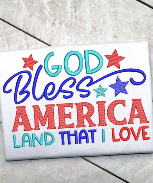 Emb - God bless America land that I love