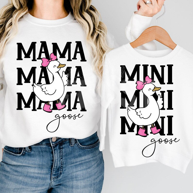 Pink mama/mini goose