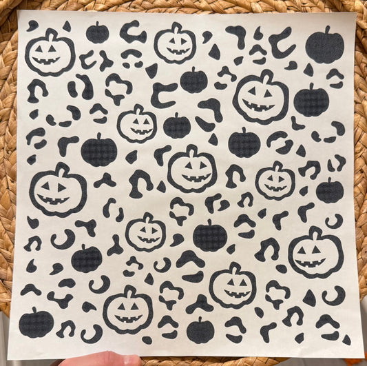Leopard pumpkins