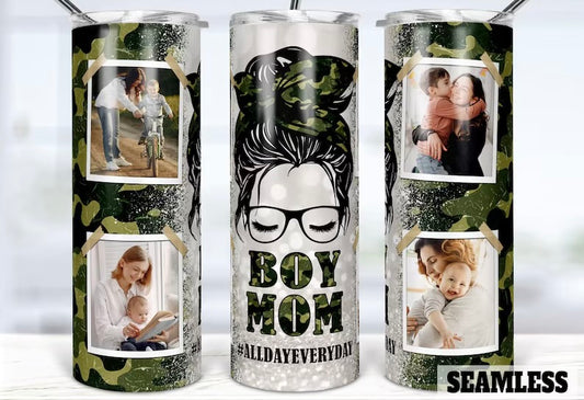 Boy mom tumbler