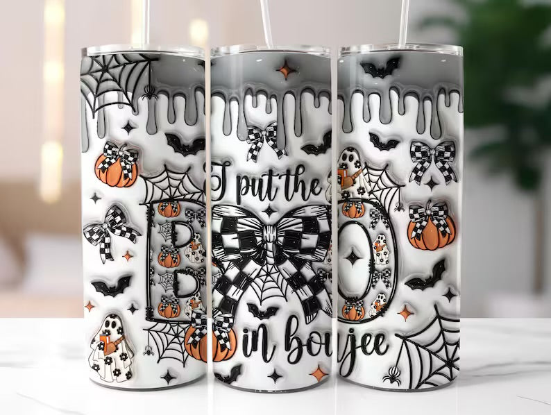 Boo in boujee tumbler