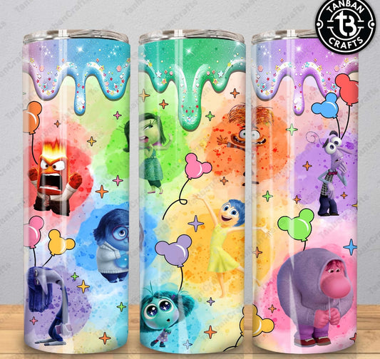 Drip emotions tumbler