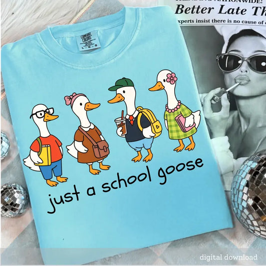 Just a school goose