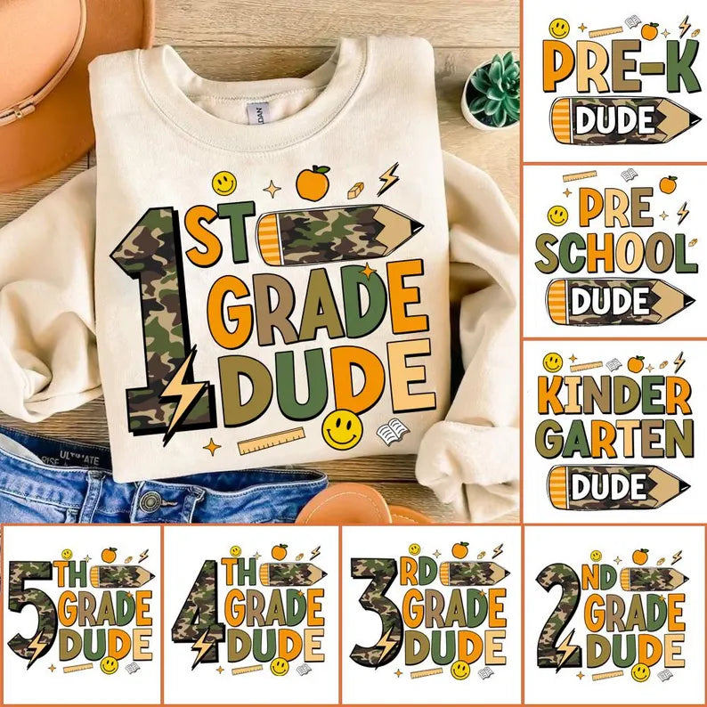 Camo school dude