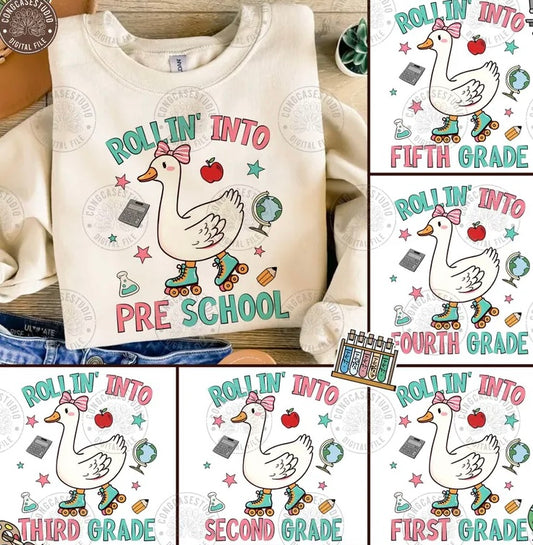 Girly skating goose grade