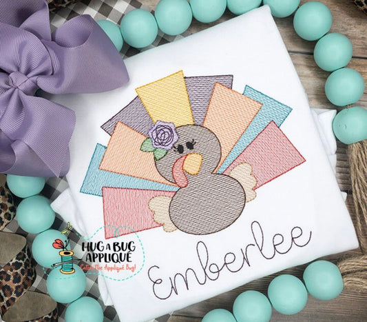 Emb - girl turkey