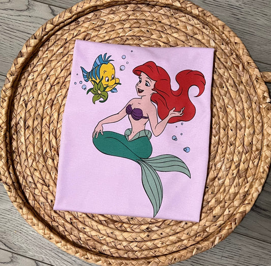 Sub - mermaid & fish