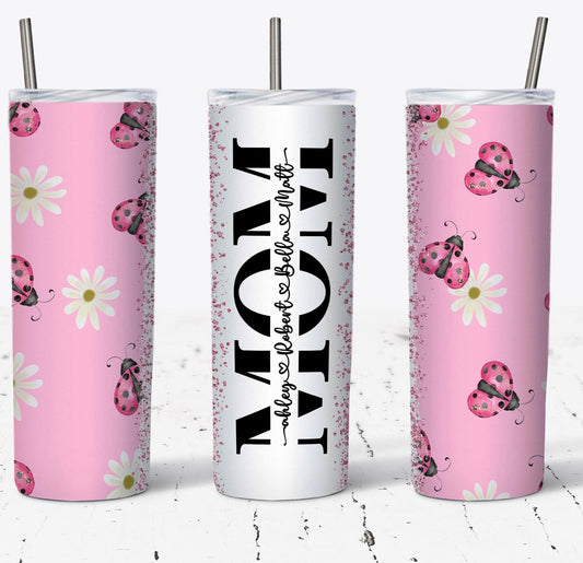 Ladybug mom tumbler