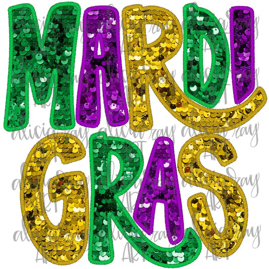 Sub - glitter Mardi Gras