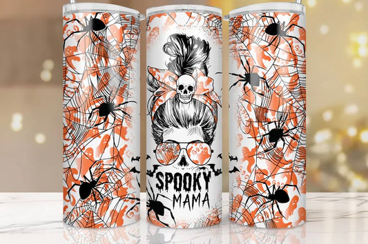 Spooky mama tumbler