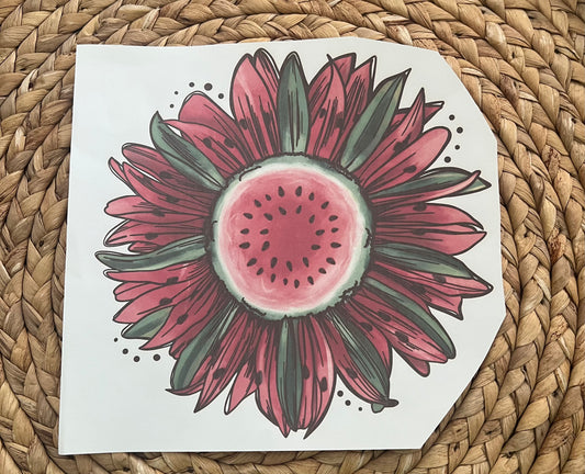 Toddler watermelon flower