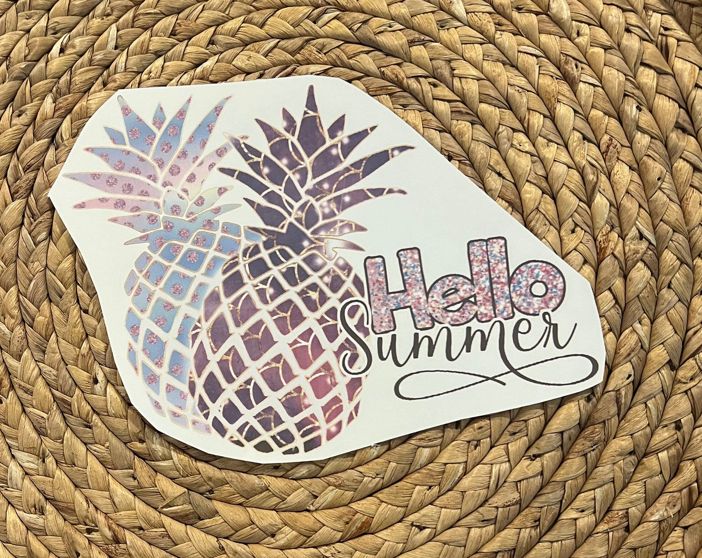 Kid pineapple hello summer