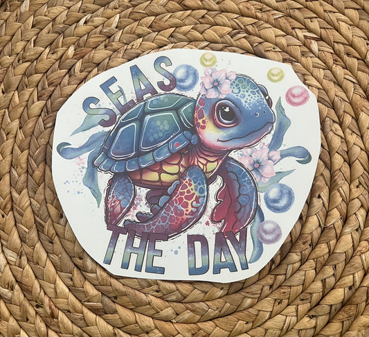 Toddler seas the day