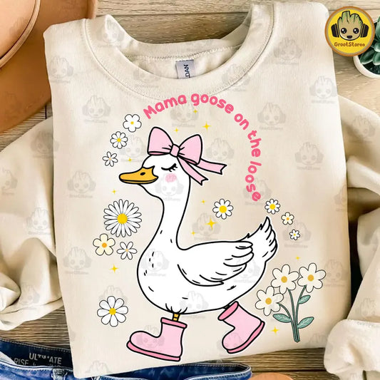 Mama goose on the loose