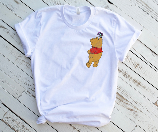 Emb - butterfly pooh