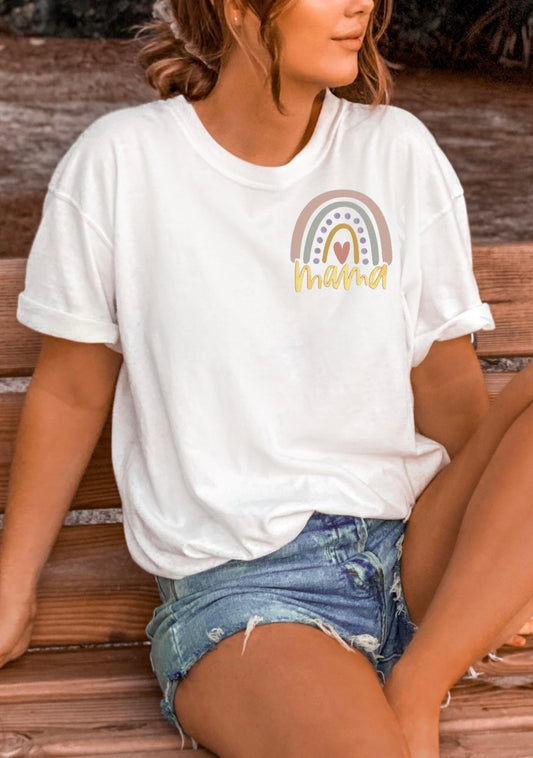 Emb - heart rainbow mama