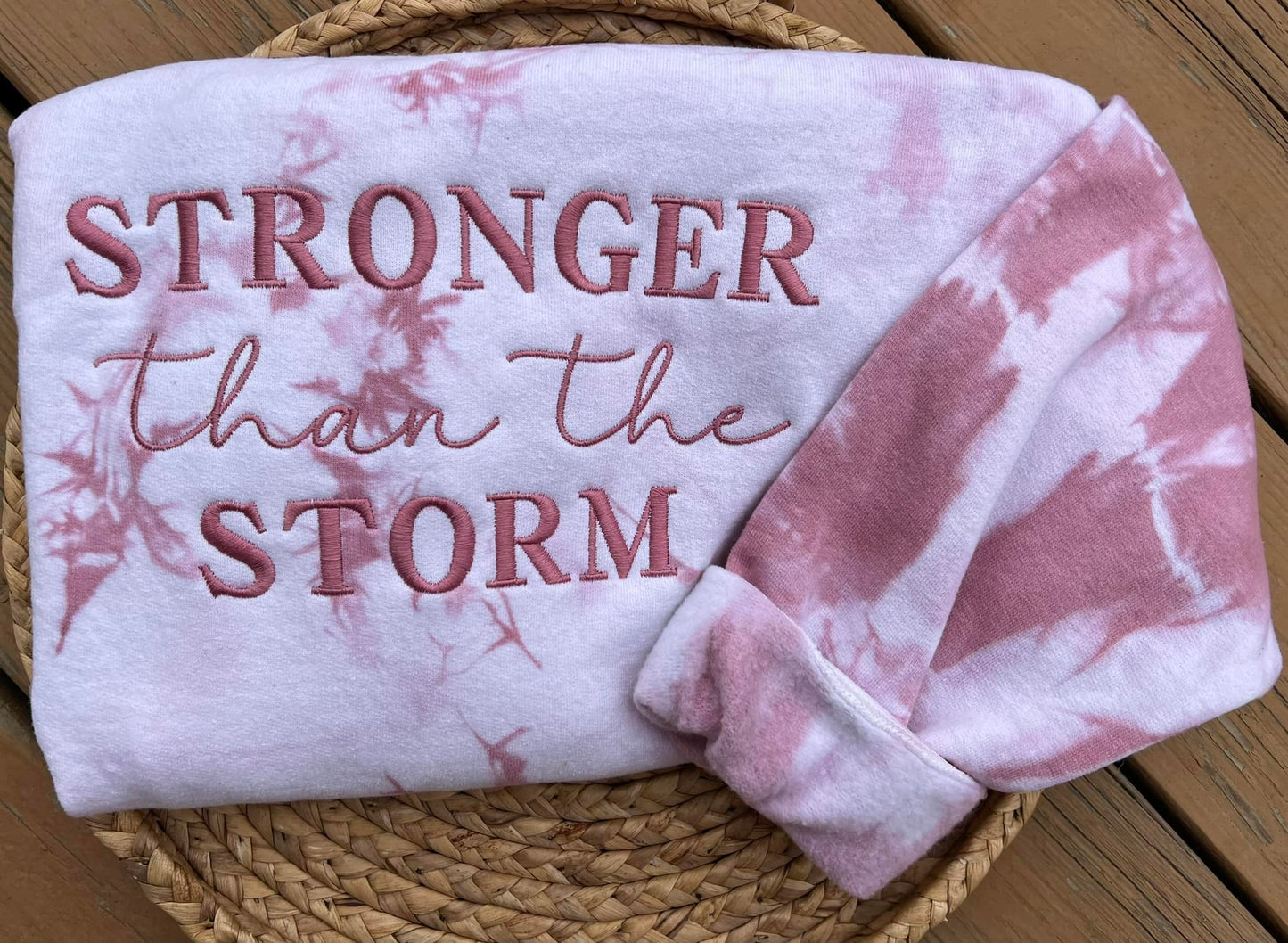 Emb - Stronger than the storm tie dye